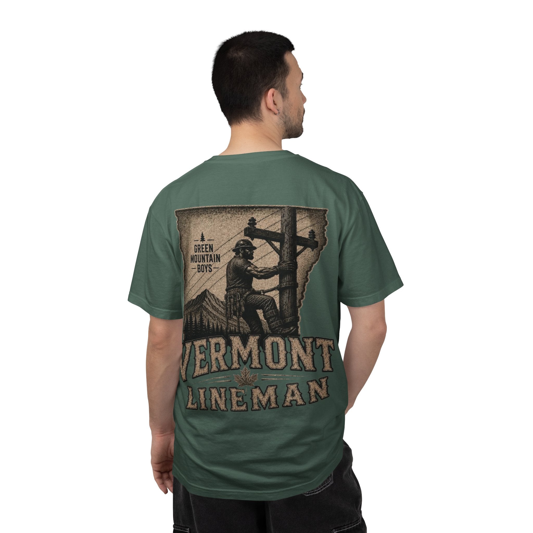 LineDaddy Vermont Lineman T-Shirt