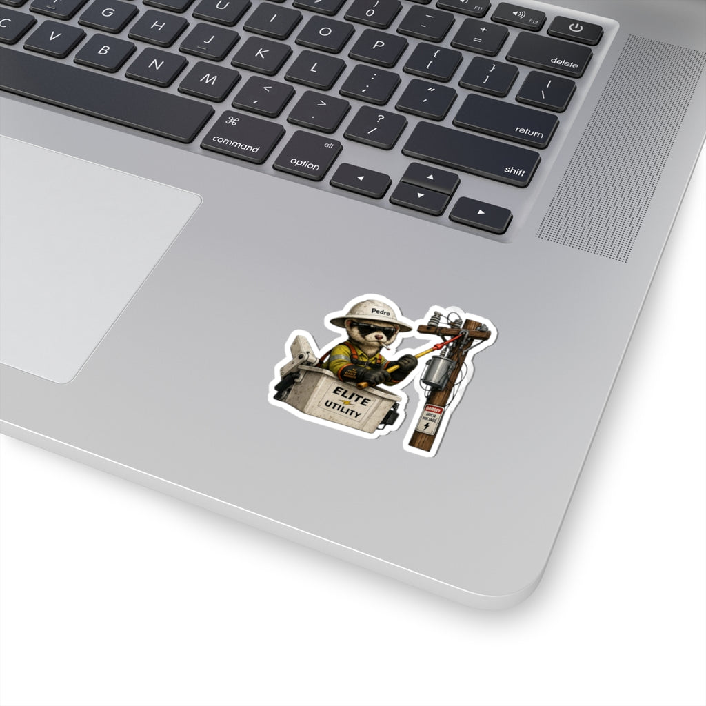 LineDaddy- PedroTheFerret Sticker