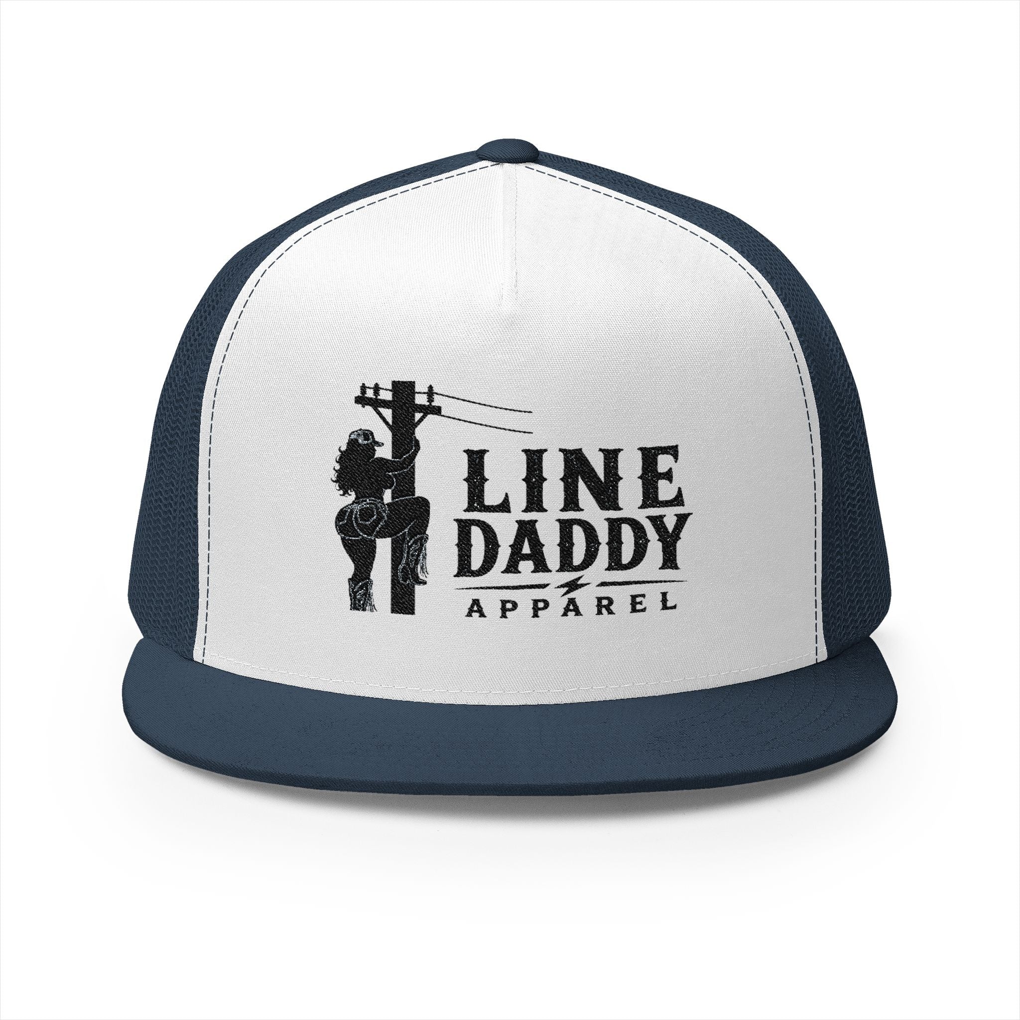 Line Daddy Trucker Cap - Lineman Logo Snapback Hat