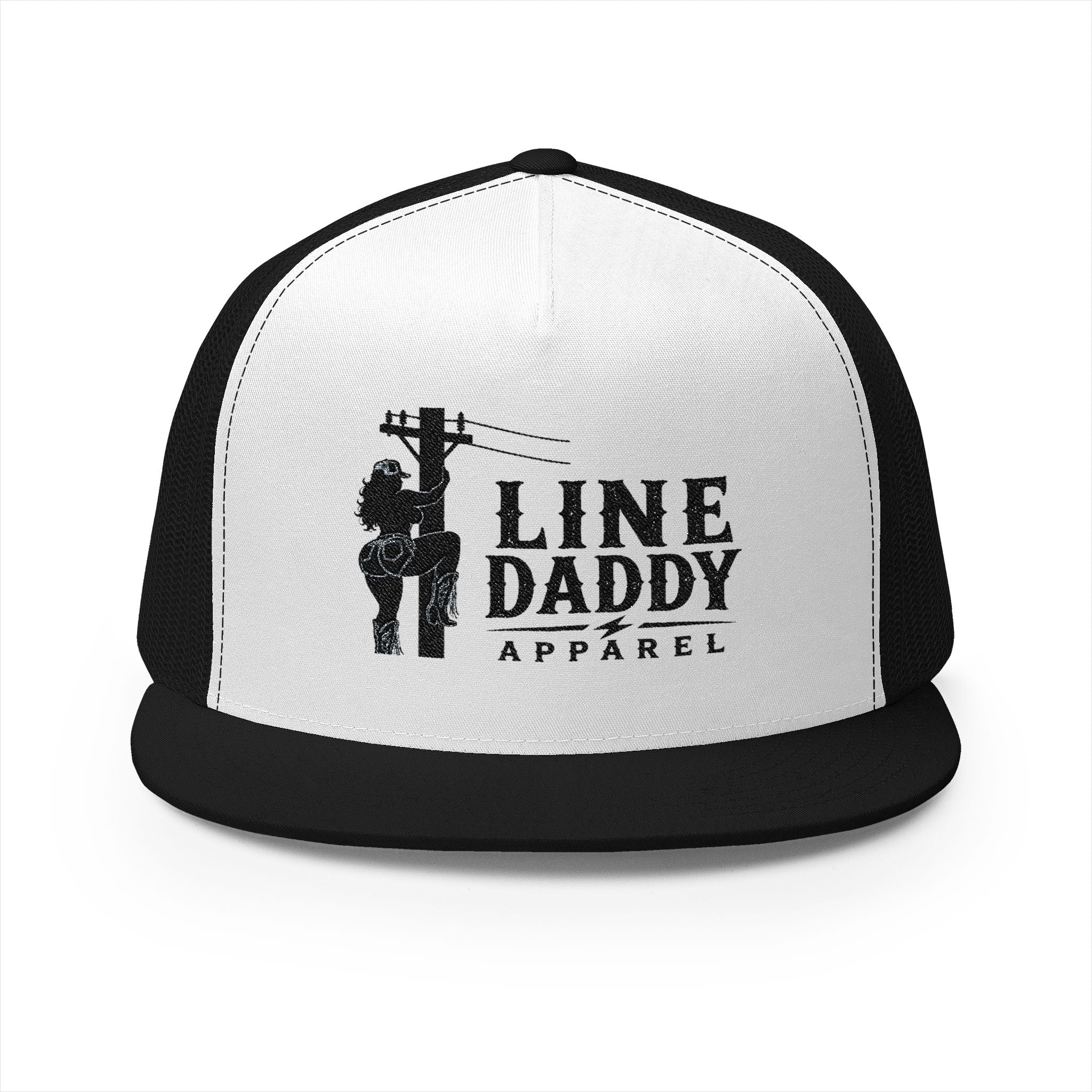 Line Daddy Trucker Cap - Lineman Logo Snapback Hat