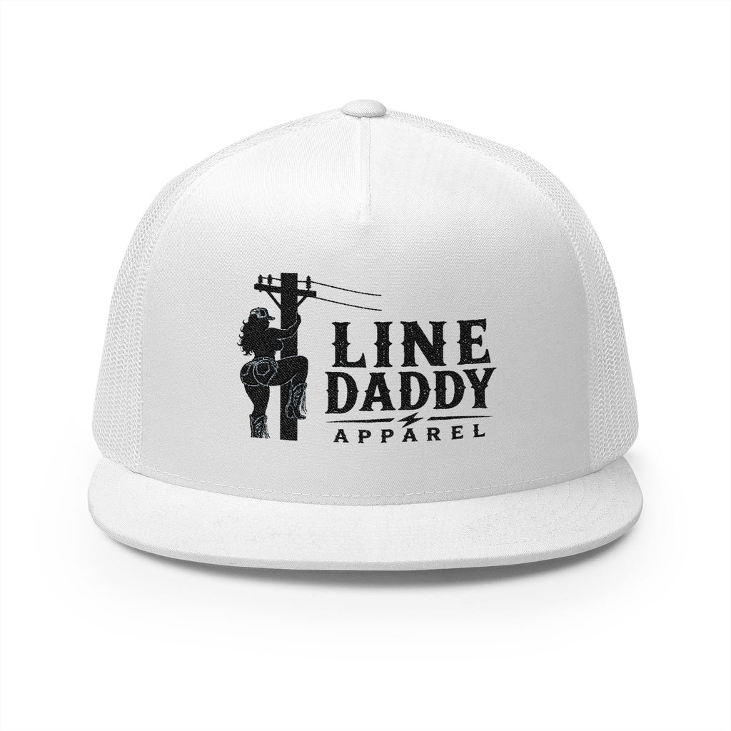 Line Daddy Trucker Cap - Lineman Logo Snapback Hat