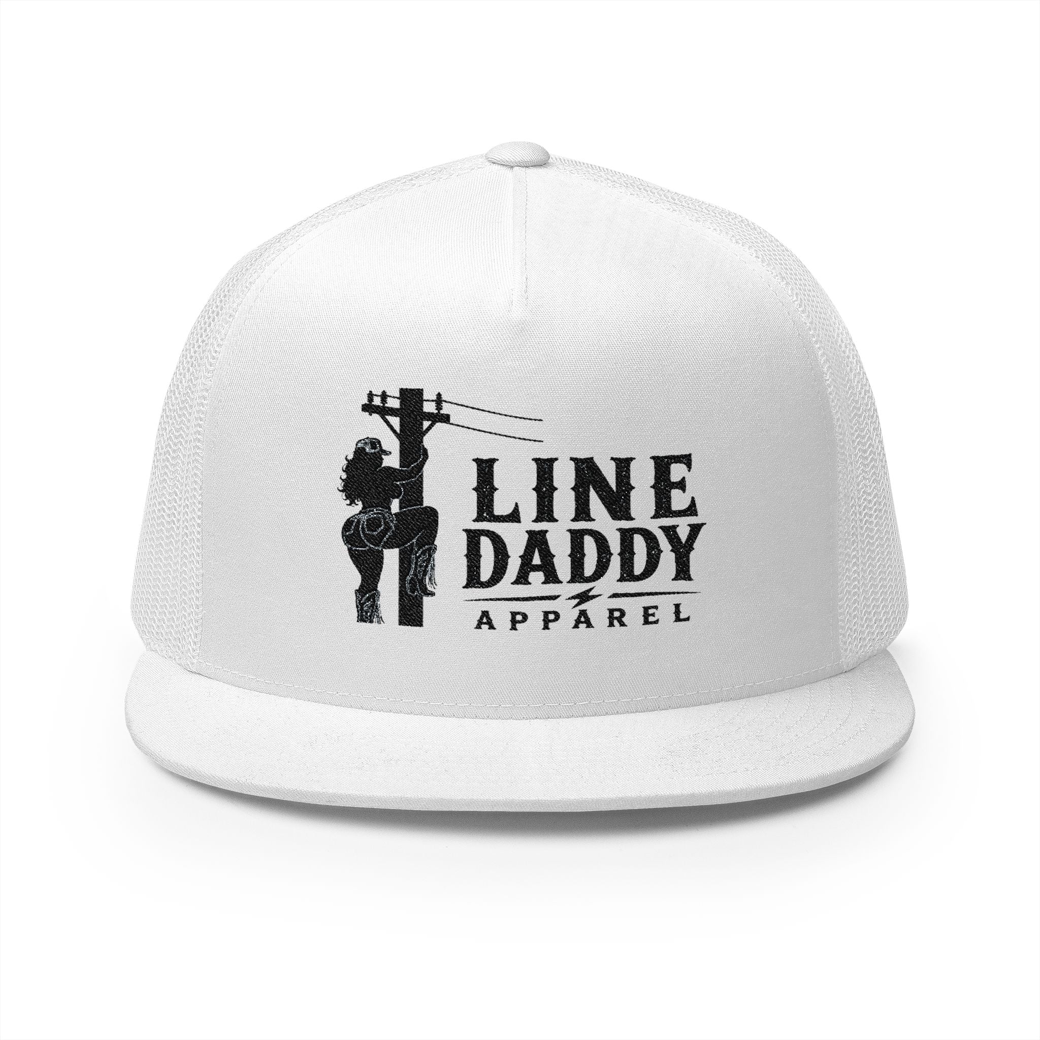 Line Daddy Trucker Cap - Lineman Logo Snapback Hat