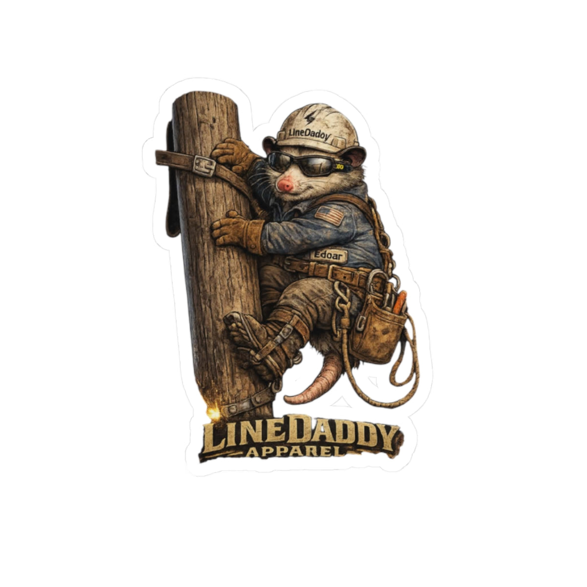 Lineman Taquache' Sticker