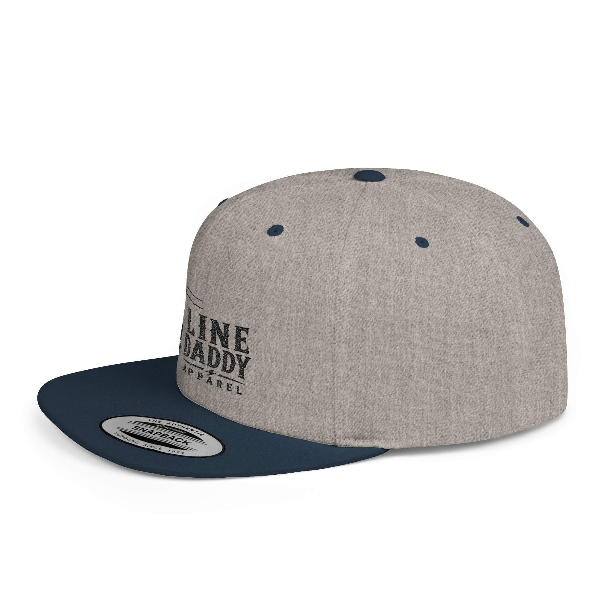 LineDaddyApparel- Flat Bill Cap