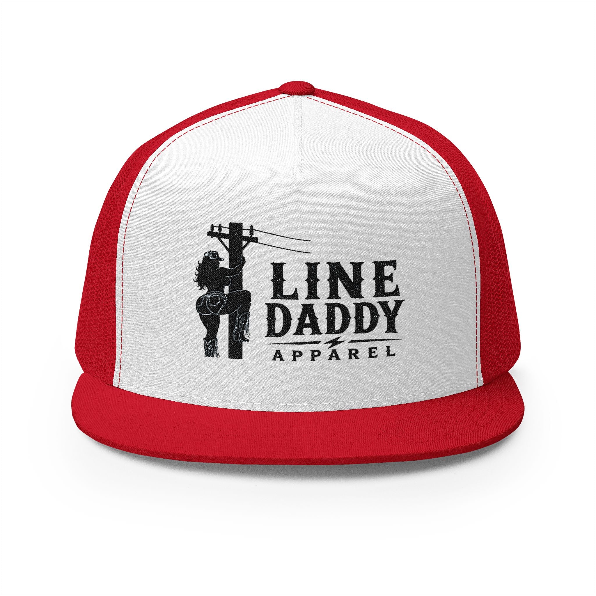 Line Daddy Trucker Cap - Lineman Logo Snapback Hat