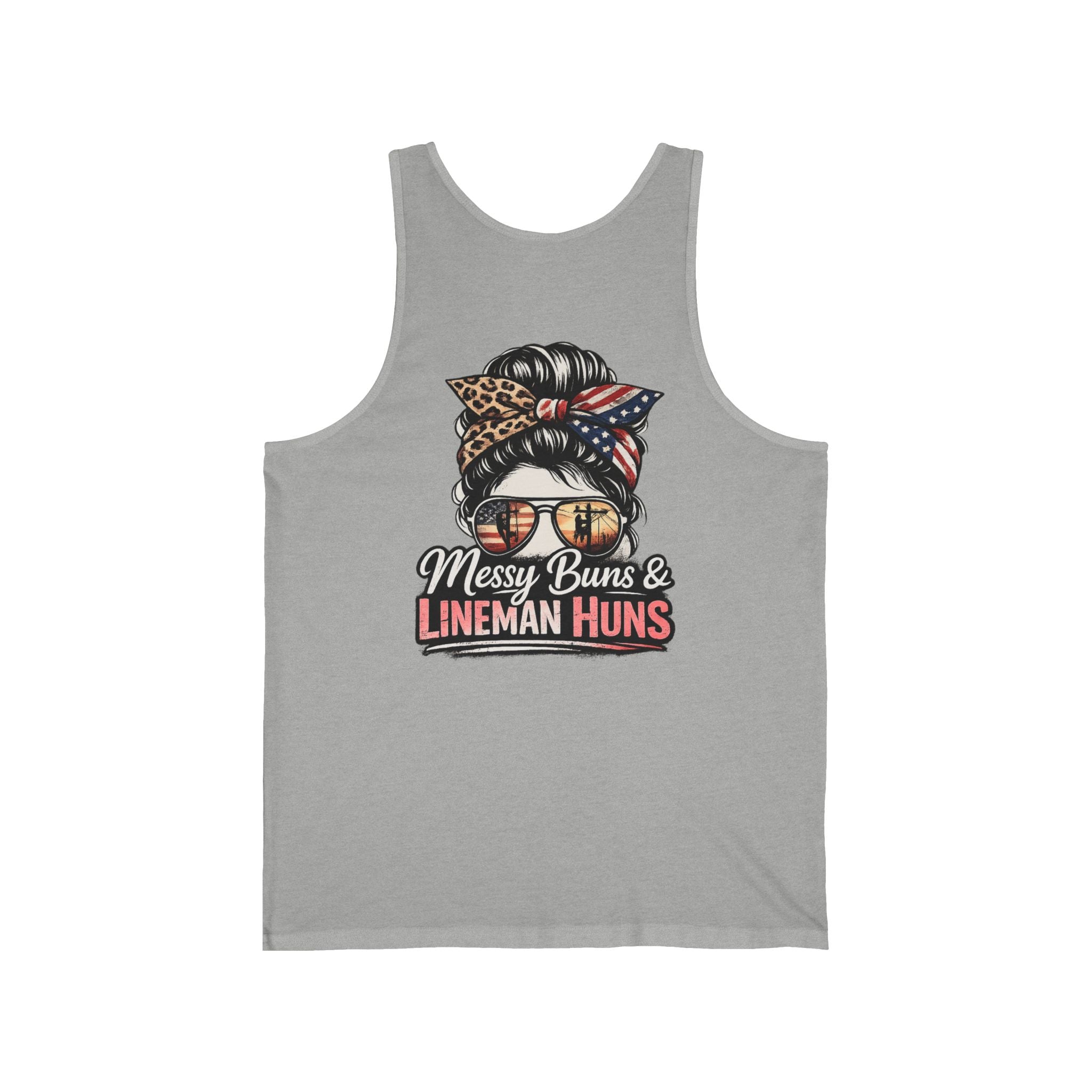 Line Daddy Tank Top — Messy Buns