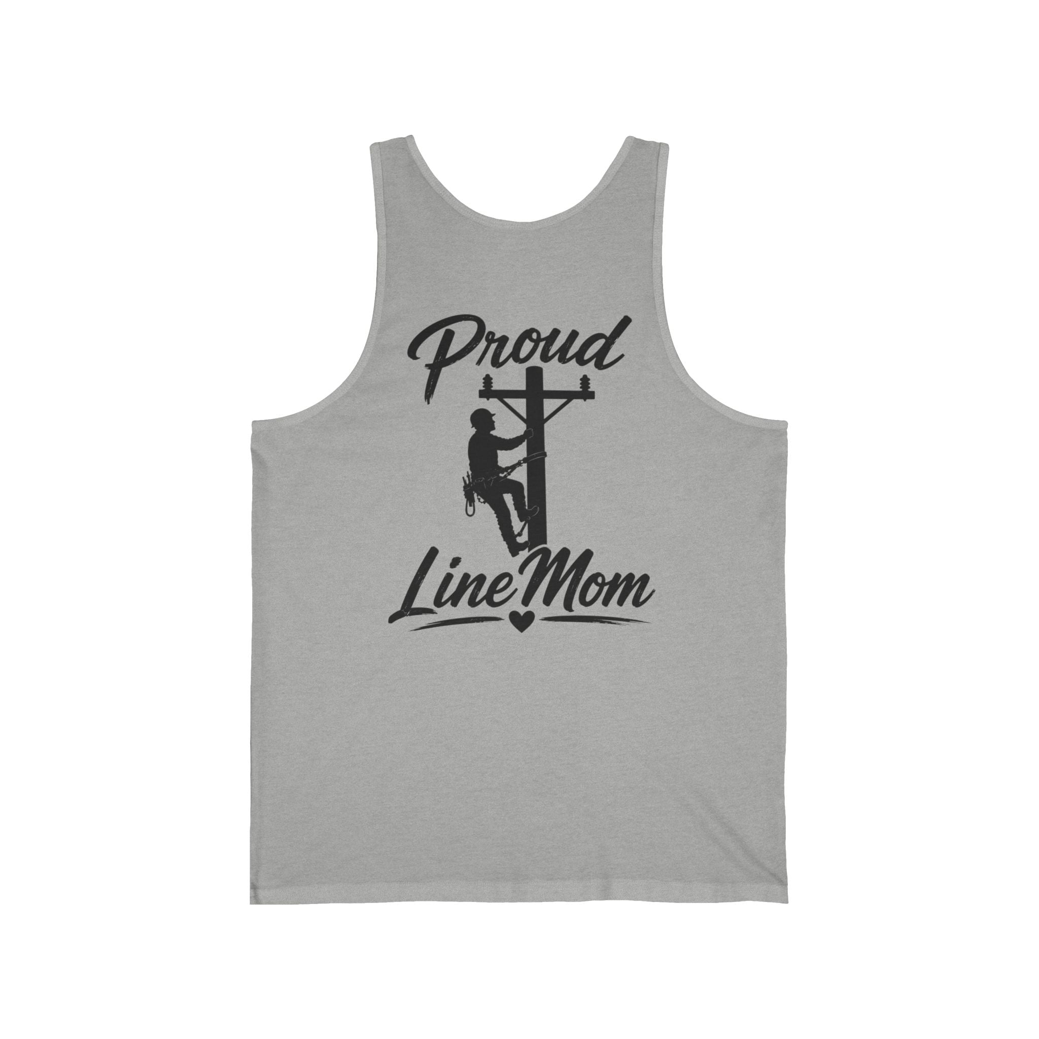 Proud Line Mom Tank Top - Heart