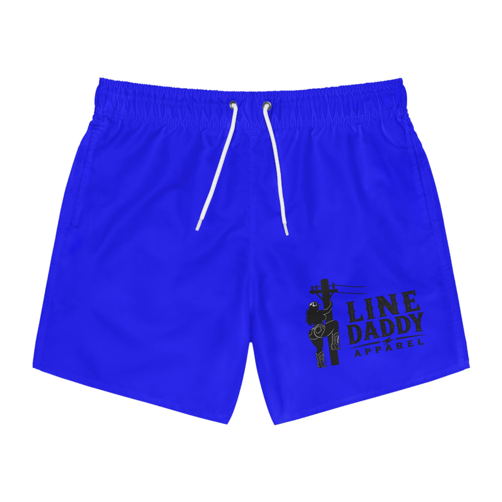 LineDaddy Swim Trunks – Blue