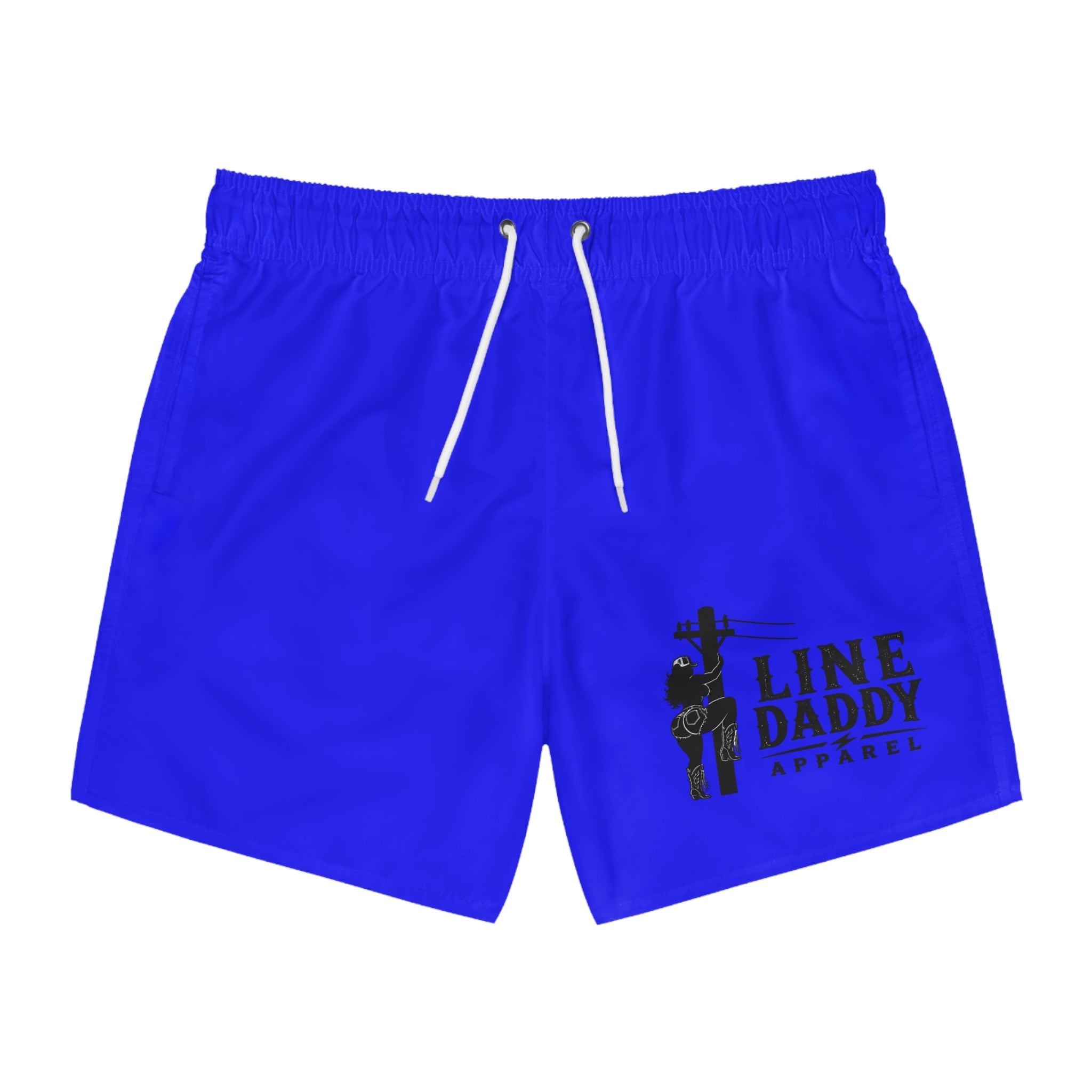 LineDaddy Swim Trunks – Blue