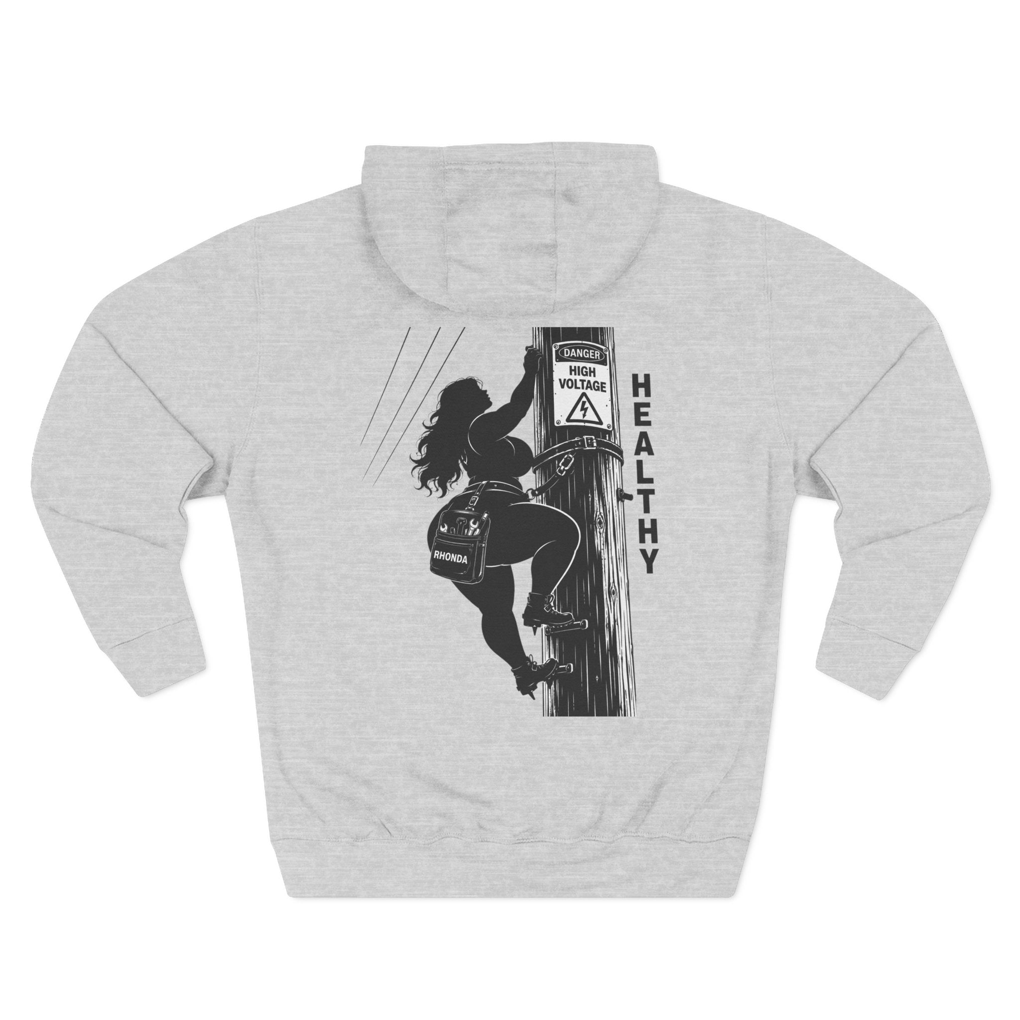 Climbing Girl 'Healthy' Fleece Hoodie