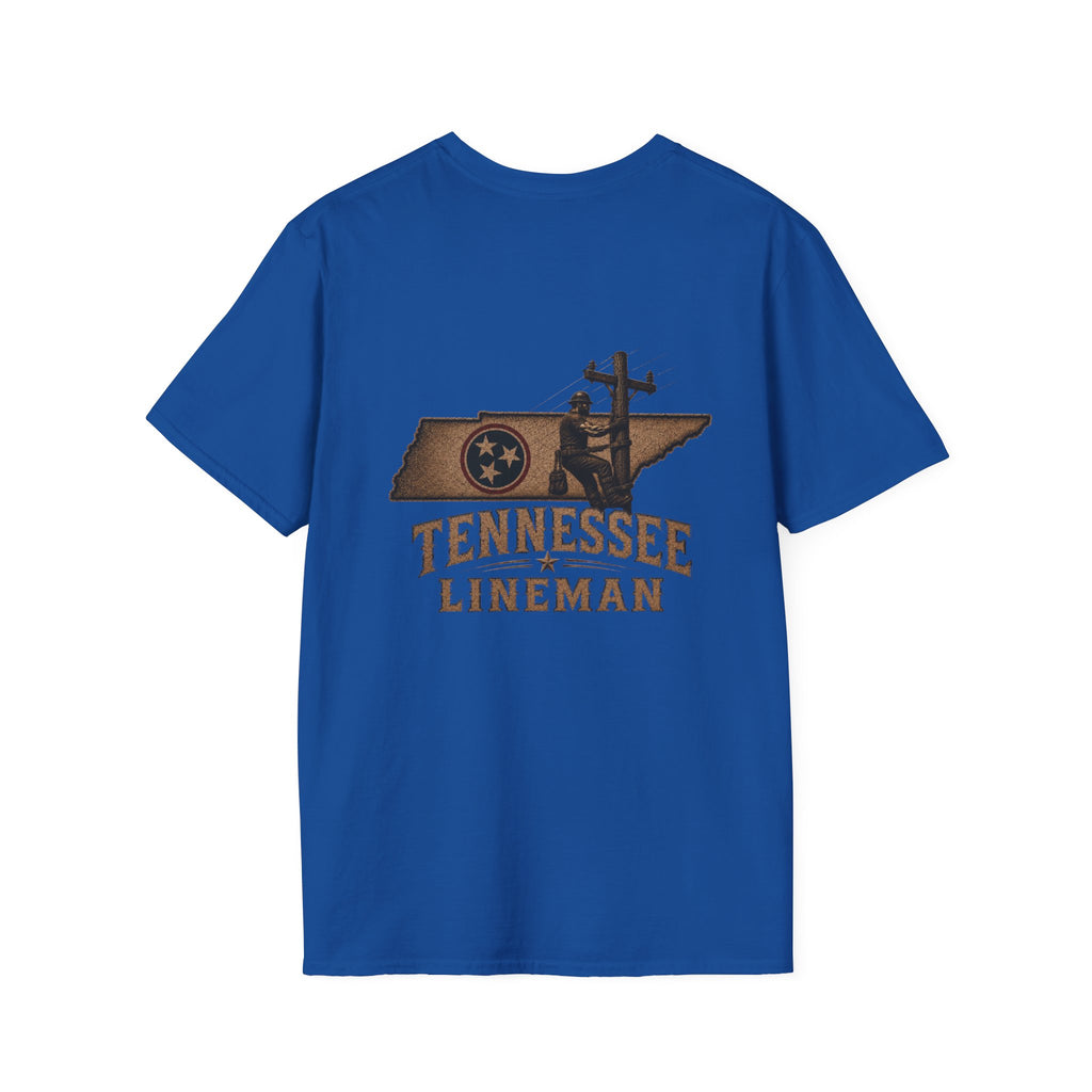 LineDaddy TN Lineman T-Shirt White Logo