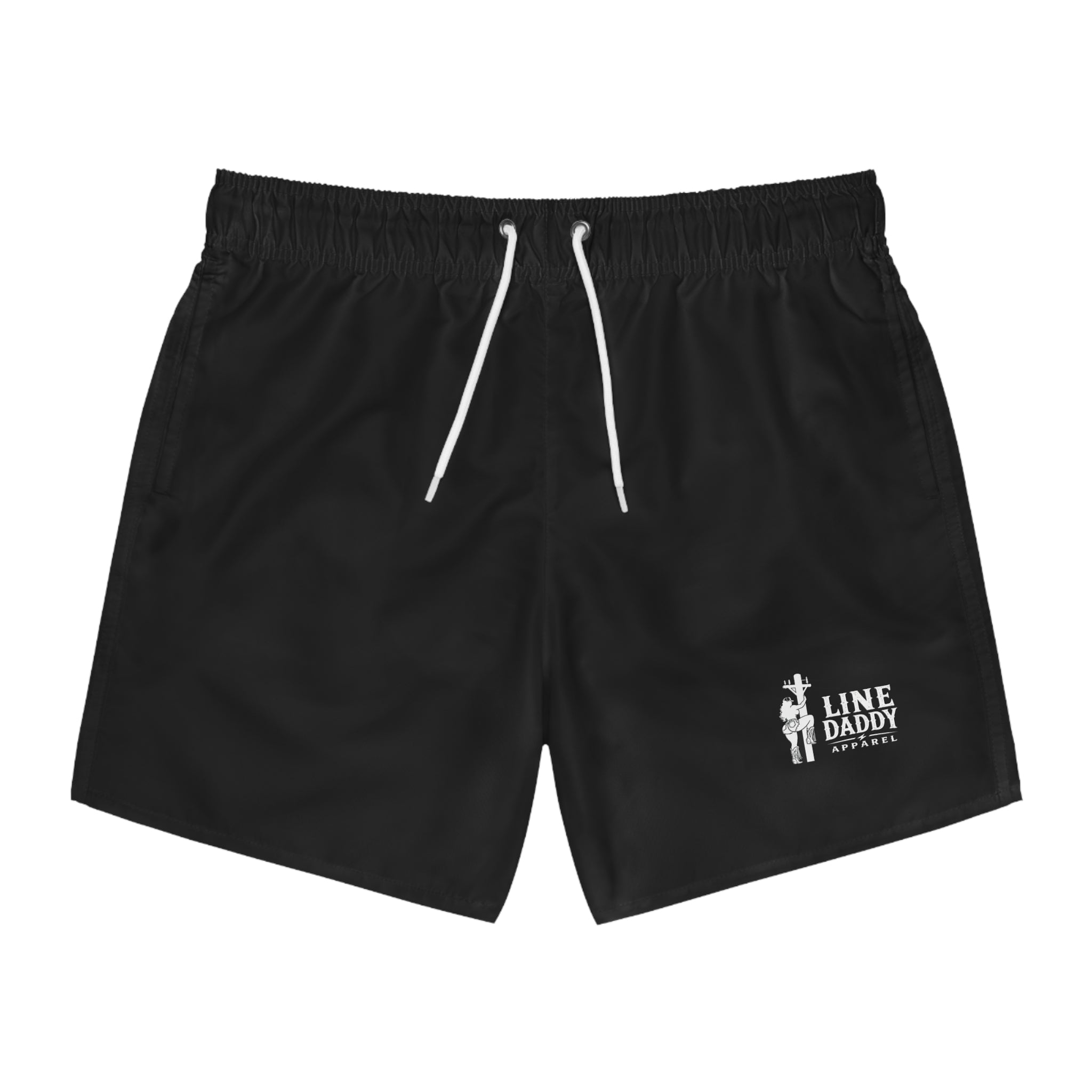 LineDaddy Swimwear Black- Small Logo