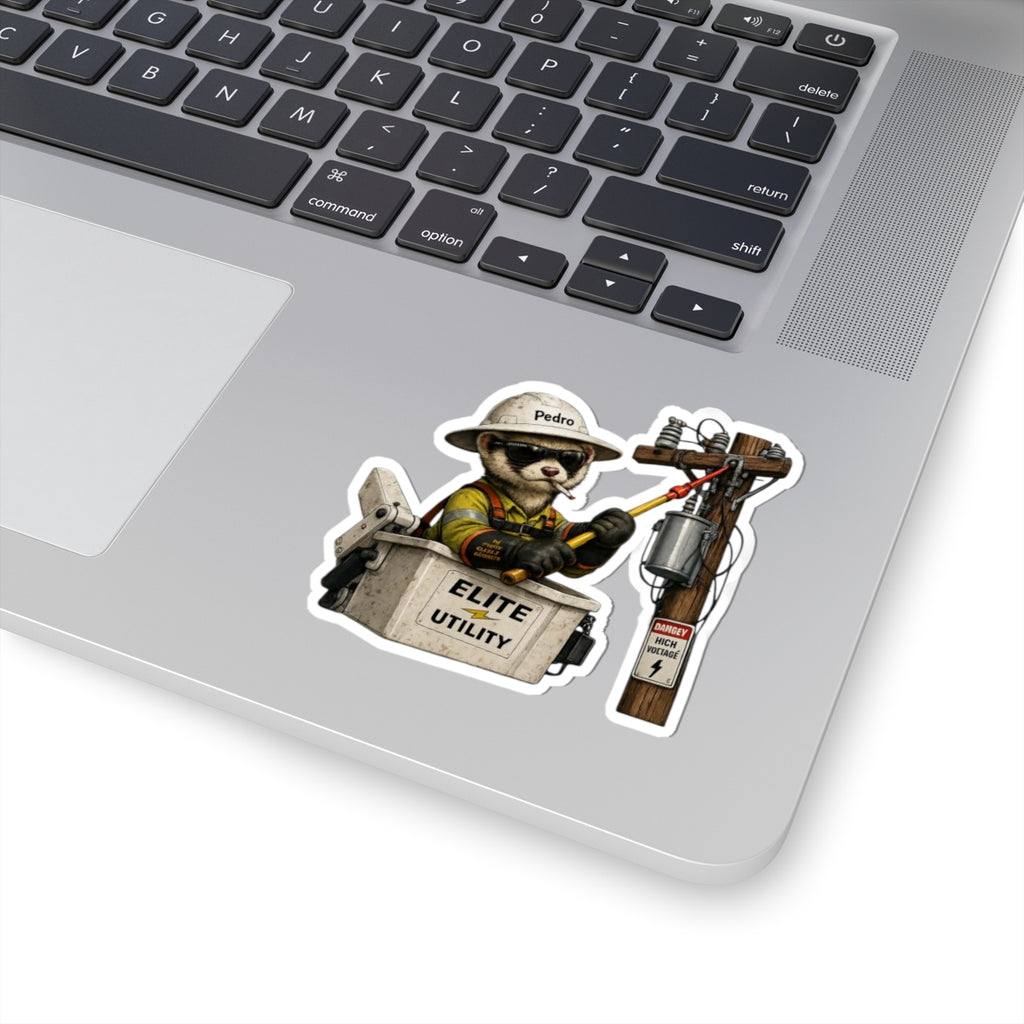 LineDaddy- PedroTheFerret Sticker