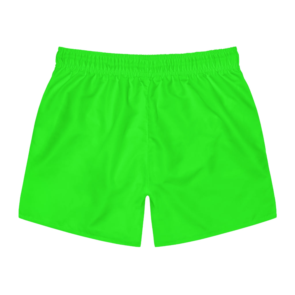 LineDaddy Apparel Neon Green Swim Trunks