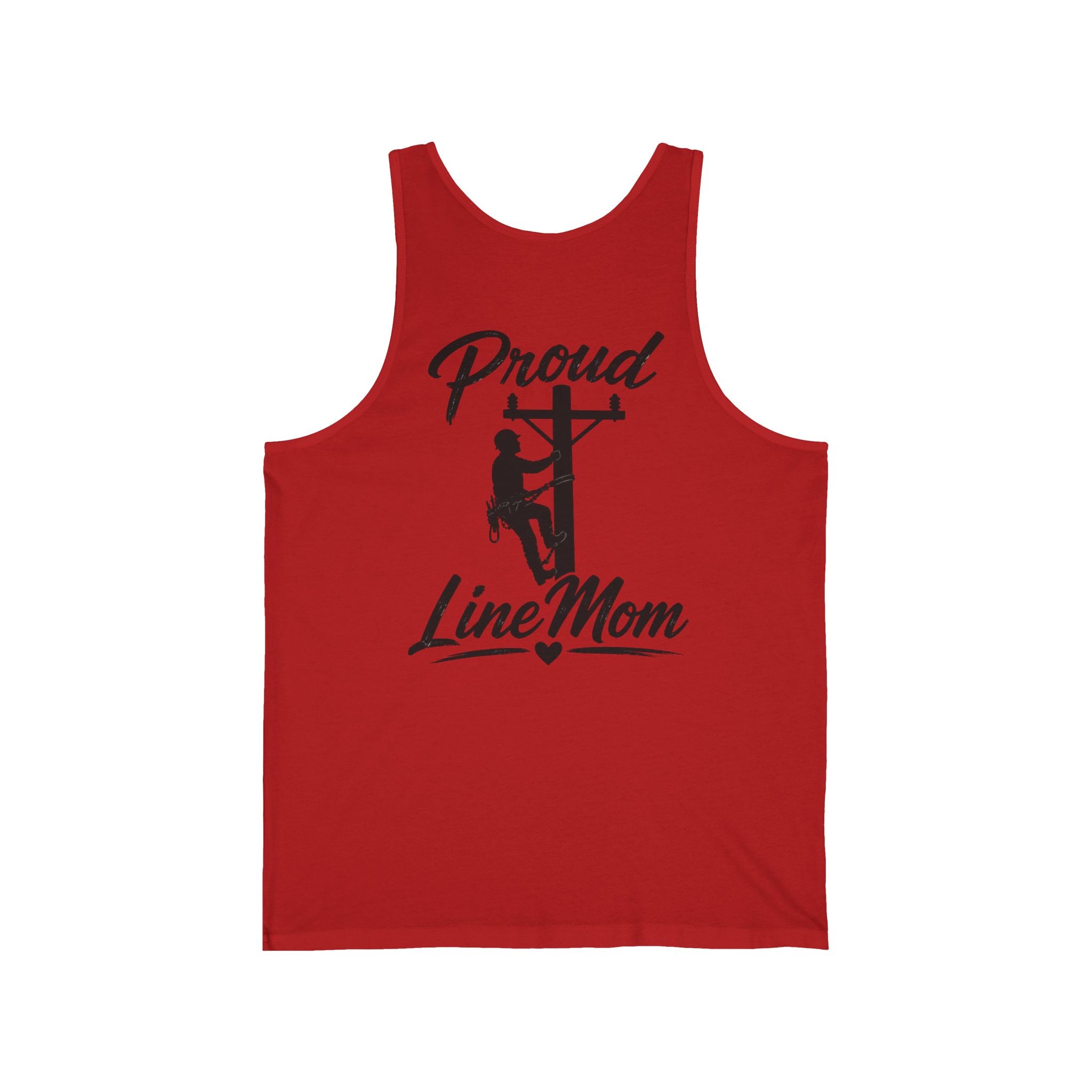 Proud Line Mom Tank Top - Heart