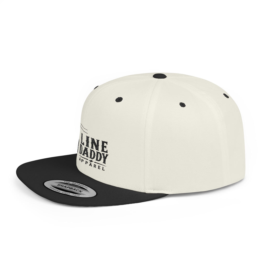 LineDaddyApparel- Flat Bill Cap