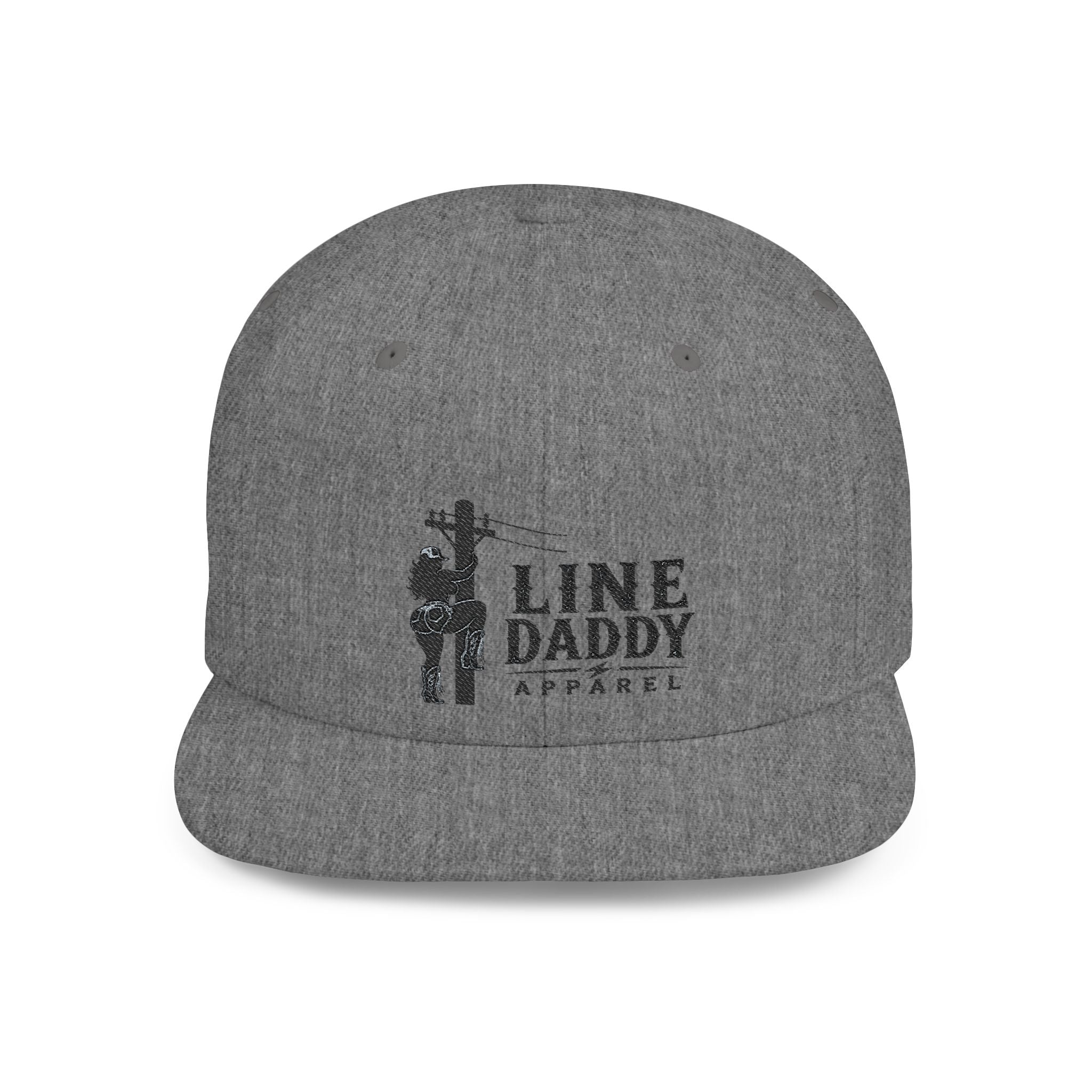 LineDaddyApparel- Flat Bill Cap