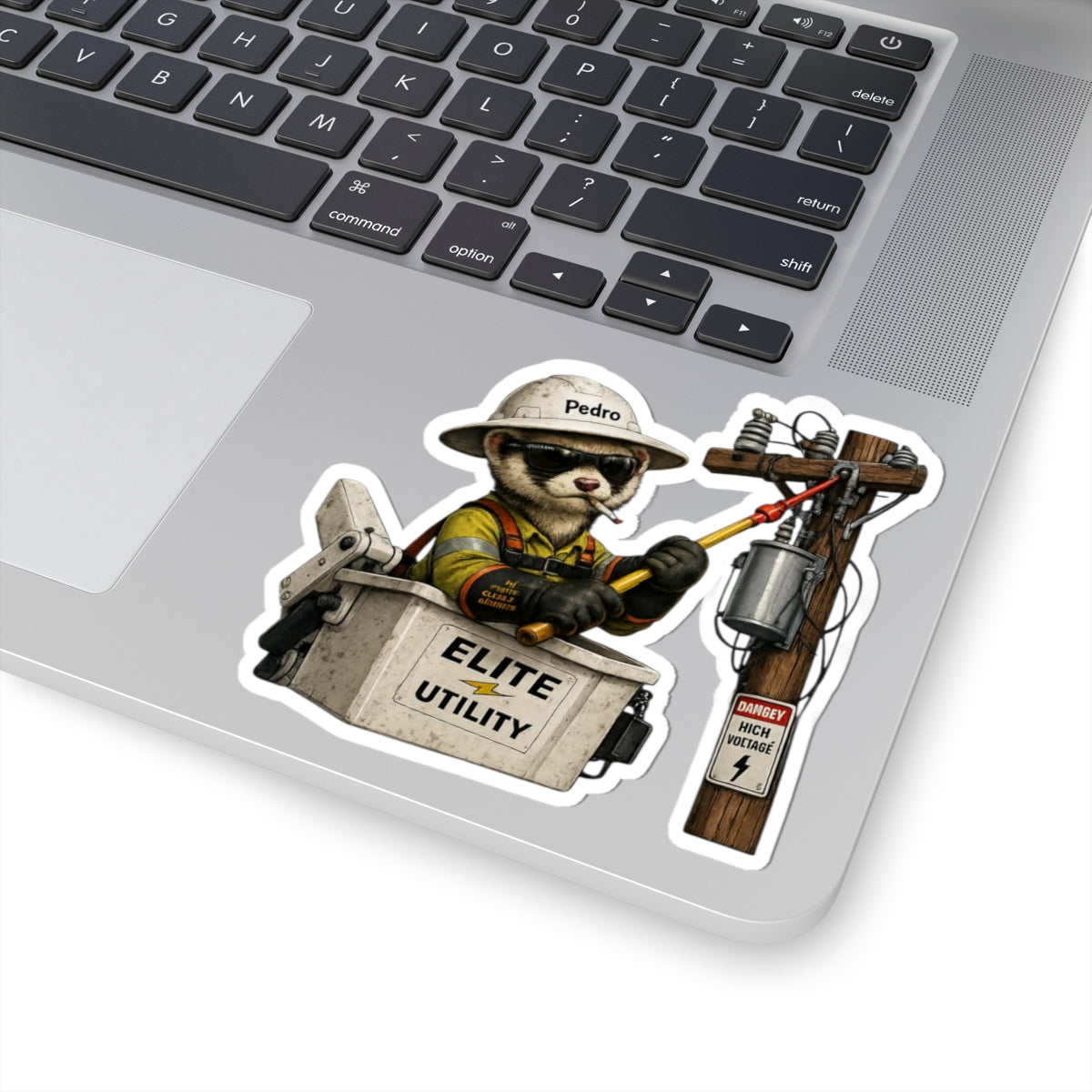 LineDaddy- PedroTheFerret Sticker