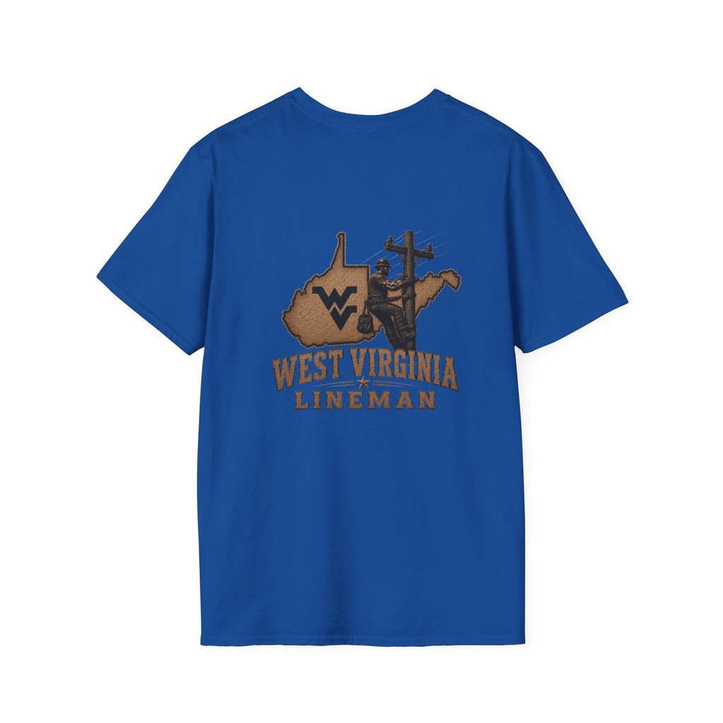 LineDaddy- West Virginia T-Shirt White Logo