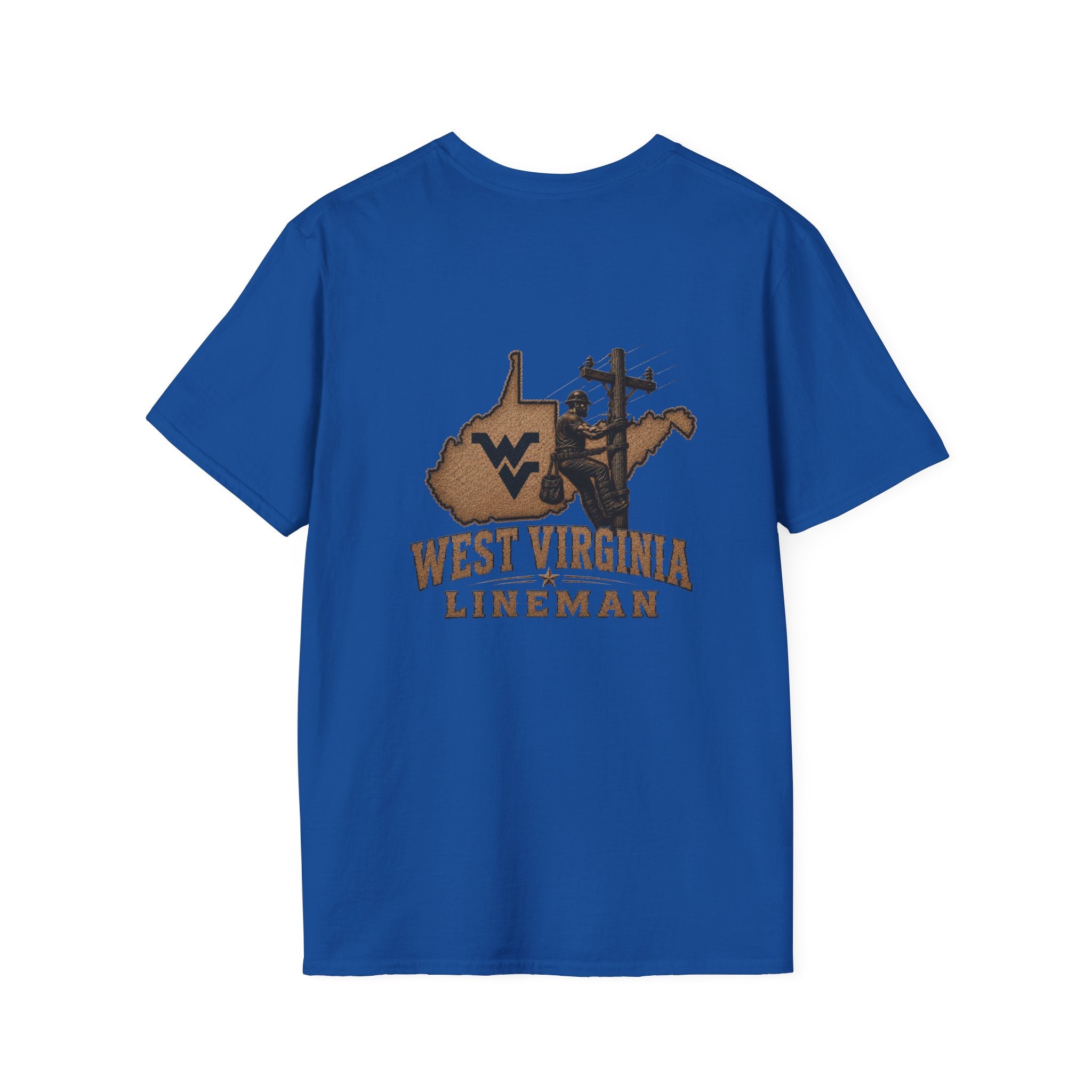 LineDaddy- West Virginia T-Shirt White Logo