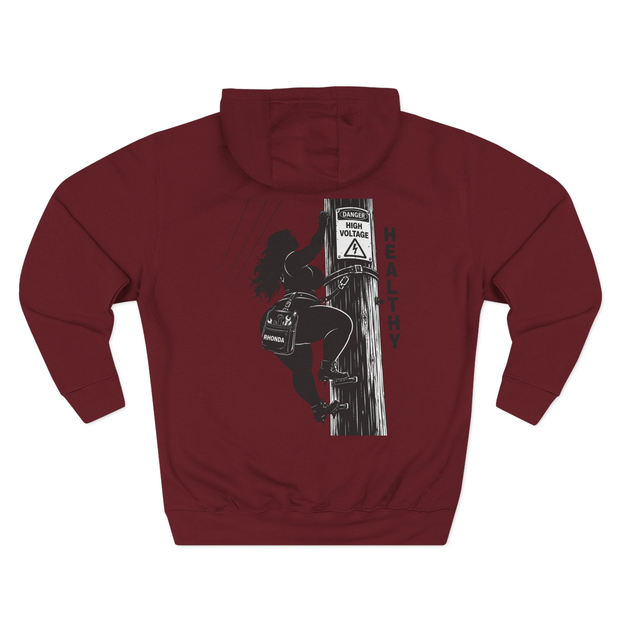 Climbing Girl 'Healthy' Fleece Hoodie