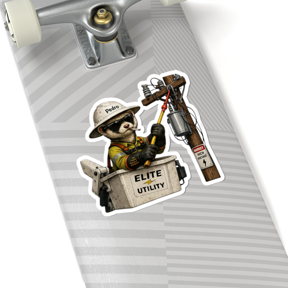 LineDaddy- PedroTheFerret Sticker