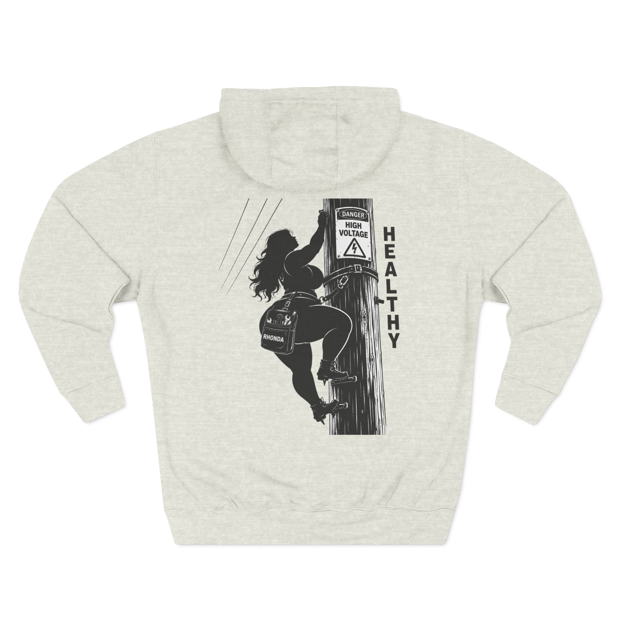 Climbing Girl 'Healthy' Fleece Hoodie