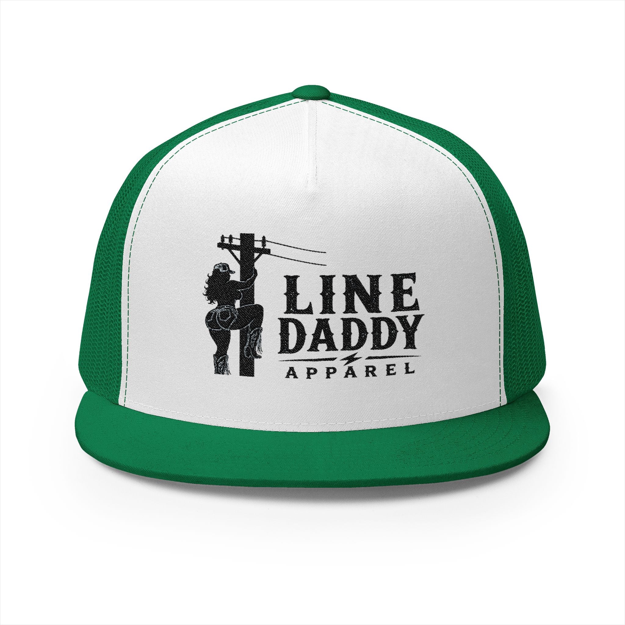 Line Daddy Trucker Cap - Lineman Logo Snapback Hat