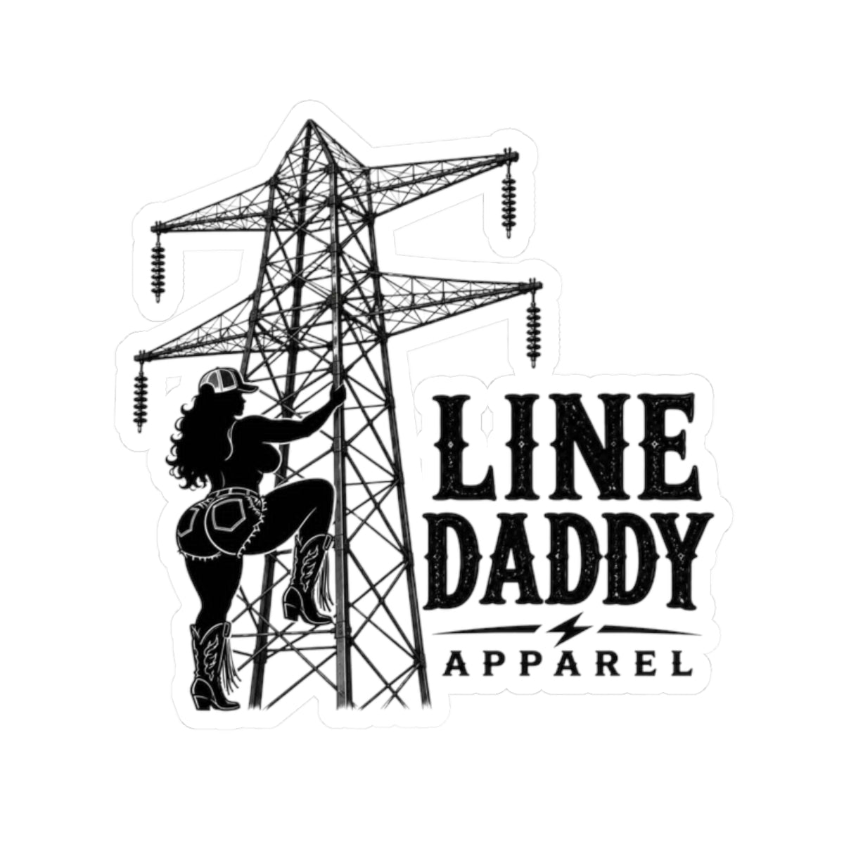 LineDaddy-Transmission Lineman Black image