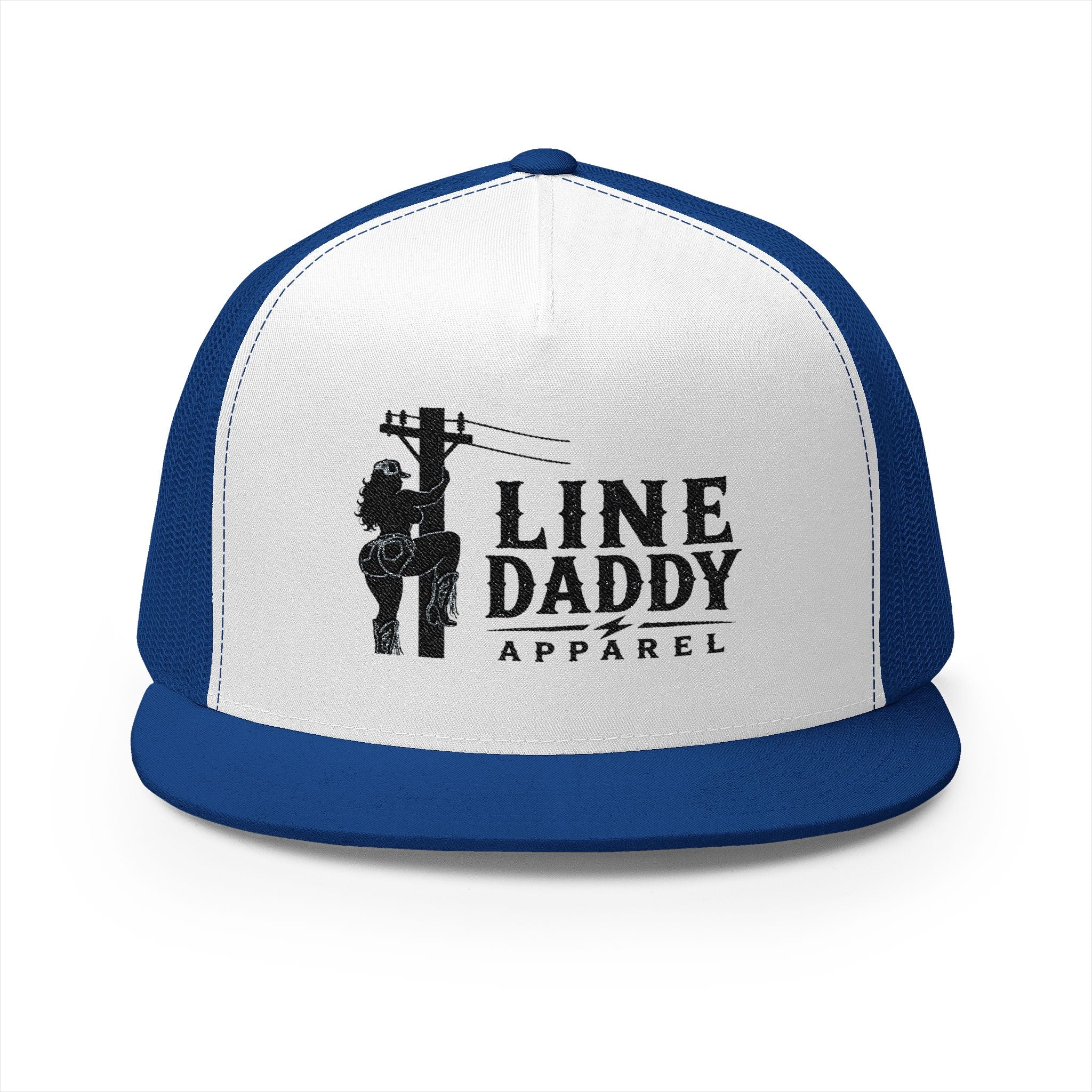 Line Daddy Trucker Cap - Lineman Logo Snapback Hat