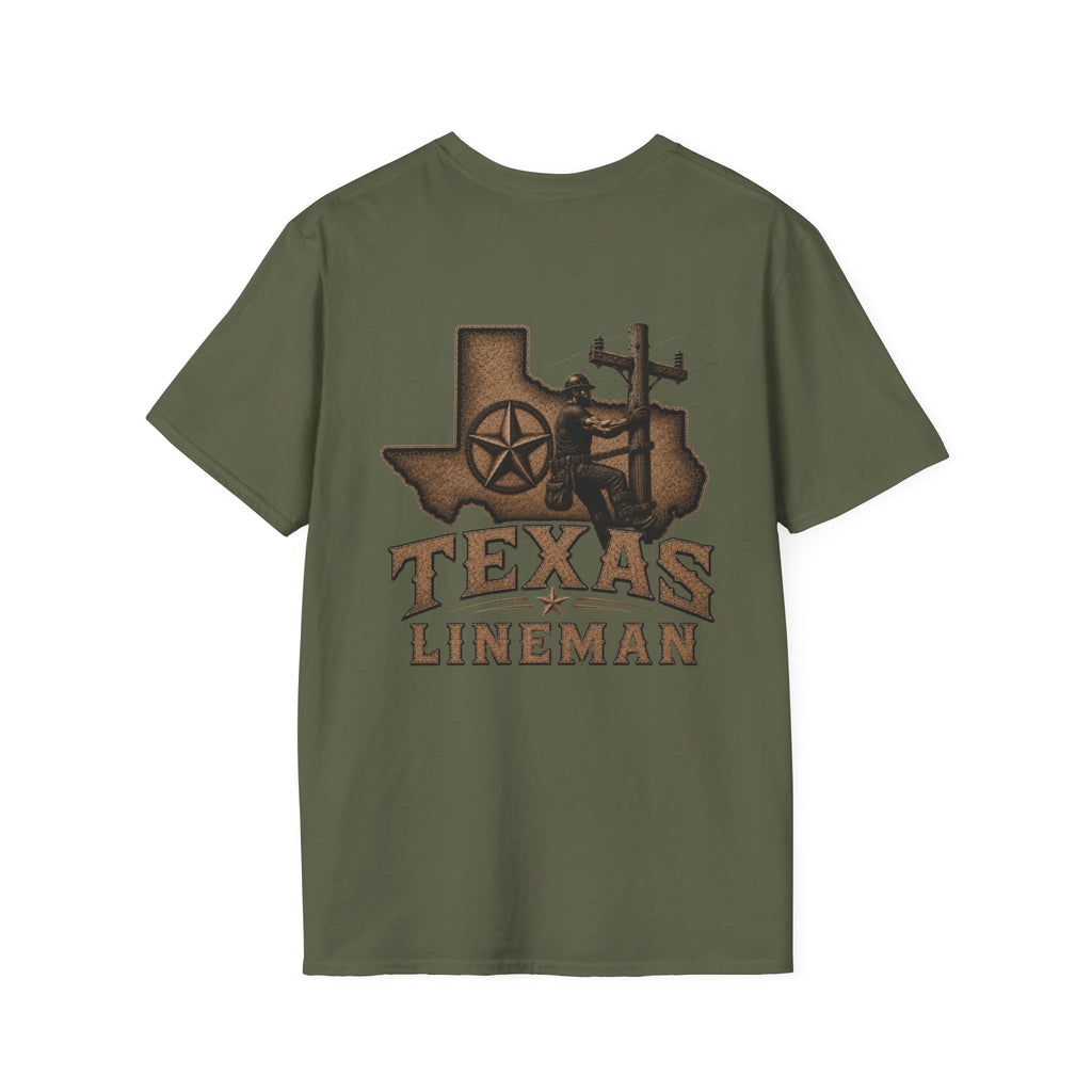 LineDaddy- TX Lineman T-Shirt