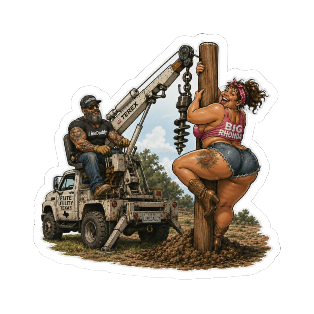 LineDaddy & Big Rhonda Sticker